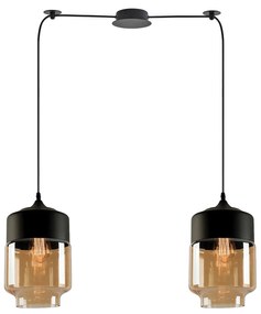 SE21-HN-18-30-BL2+ GABY Honey Glass Pendant+