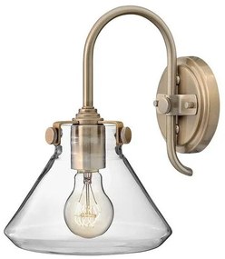 Απλίκα Φωτιστικό Τοίχου 1xE27 Congress Elstead Lighting HK-CONGRESS1-A-BC Ορείχαλκος