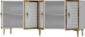 Console Tuna 180 - White, Gold White
Gold