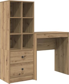 vidaXL Γραφείο Artisan Oak 115,5 x 40 x 127 εκ 2 τμχ.
