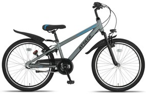 Attack MTB 24 Inch Junior 3SP Rim Brakes GreyAltec
