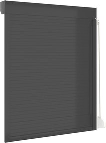 vidaXL Ρολό εισόδου Ανθρακί 120 x 150 cm Αλουμίνιο και Πολυουρεθάνη