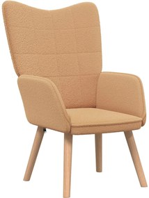 vidaXL Πολυθρόνα Μπεζ 62 x 67 x 95,5 εκ Υφάσματος Sherpa