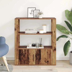 vidaXL Πλαϊνό γραφείο Παλαιό ξύλο 30 x 80 x 90 εκ Επεξεργασμένο ξύλο