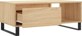 vidaXL Τραπεζάκι Σαλονιού Sonoma Δρυς 90x50x36,5 εκ. Επεξεργασμ. Ξύλο