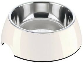Ταΐστρα σκύλων Hunter μελαμίνη Ανοξείδωτο ατσάλι Λευκό 350 ml (18,5 x 18,5 x 9,5 cm)