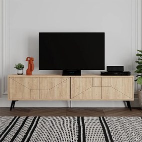 Έπιπλο τηλεόρασης Dune sapphire oak 180x29x50εκ