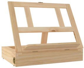 VidaXL Καβαλέτο Επιτραπέζιο Συρτάρι 33,5x25,5x7 εκ. Μασίφ Ξύλο Πεύκου