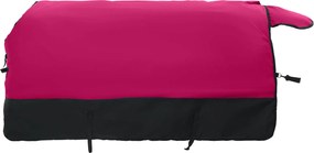 vidaXL Σαμάρι Ίππου Ροζ και Μαύρο 95 cm Πολυεστέρας