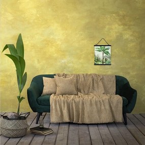 Ριχτάρι Estera Mustard Beige Nima Τριθέσιο 180x300cm Chenille