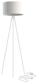 Φωτιστικό Δαπέδου Cadilac 8191 1xE27 max 40W White Nowodvorski Metal, Fabric