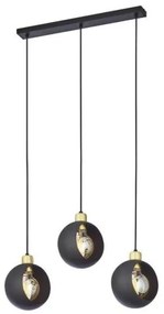 Κρεμαστό Φωτιστικό Οροφής Ράγα τρίφωτο CYKLOP TK Lighting-2753-Μαύρο 2753