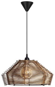 Φωτιστικό Οροφής Marquee 390FLH2194 Φ35x65cm 1xE27 40W Black-Brown Opviq