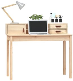vidaXL Γραφείο 110x50x93 εκ. από Μασίφ Ξύλο Πεύκου