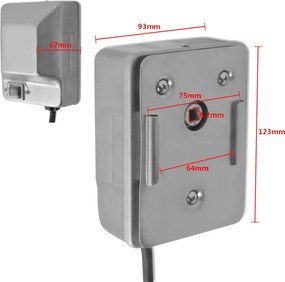 vidaXL Μοτέρ Σούβλας Ψησταριάς 4 W από Ανοξείδωτο Ατσάλι