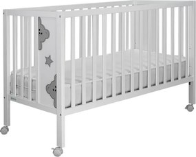 Κούνια (60x130) Bebe Stars Life White 453-02