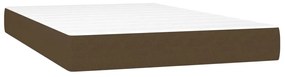 ΚΡΕΒΑΤΙ BOXSPRING ΜΕ ΣΤΡΩΜΑ ΣΚΟΥΡΟ ΚΑΦΕ 120X200 ΕΚ. ΥΦΑΣΜΑΤΙΝΟ 3140524