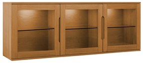 Kerteminde 3-Door Wall Cabinet Natural Oil