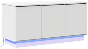 vidaXL Κάστρο Τηλεόρασης Λευκό 100x38x49 εκ. Επεξεργασμένο Ξύλο