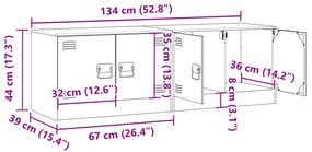 ΈΠΙΠΛΑ ΤΗΛΕΟΡΑΣΗΣ 2 ΤΕΜ. ΑΝΘΡΑΚΙ 67 X 39 X 44 ΕΚ. ΑΠΟ ΧΑΛΥΒΑ 841636