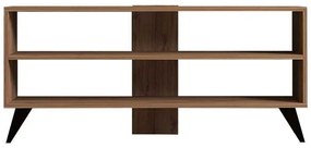 Έπιπλο τηλεόρασης Prestige pakoworld σε sonoma απόχρωση 120x29,6x50εκ