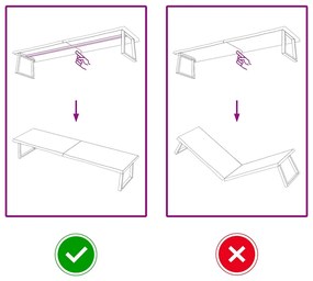 vidaXL Ράφι Τοίχου Σκούρο Καφέ 220x60x(2-4) εκ. Επεξ. Μασίφ Ξύλο Δρυός