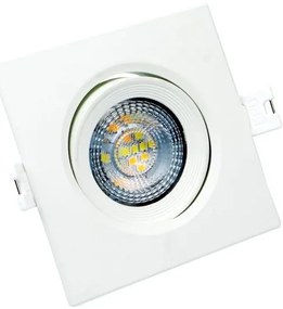 Χωνευτό Σποτ Φωτιστικό Οροφής LED CCT SMD 7W 3000K-6000K IP44 Λευκό Epistar 6447 Spotlight-6447-Λευκό 6447