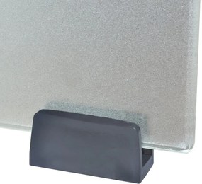 vidaXL Πόρτα Διπλή Συρόμενη Γυάλινη