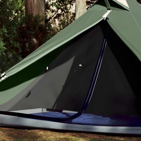 vidaXL Κρεμαστή Σκηνή Tipi 1 Ατόμου Αδιάβροχη Πράσινη