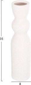 ΕΠΙΤΡΑΠΕΖΙΟ ΚΕΡΑΜΙΚΟ ΔΙΑΚΟΣΜΗΤΙΚΟ SCEPTER HM4614.01 ΚΡΥΣΤΑΛΛΙΚΟ ΥΠΟΛΕΥΚΟ Φ8x35Υεκ