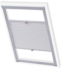 vidaXL Στόρι Σκίασης Πλισέ Λευκό P06/406