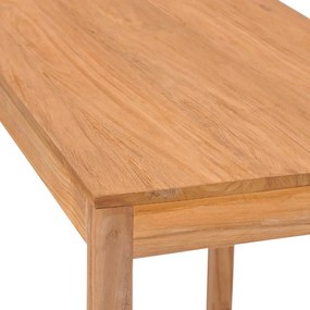 vidaXL Τραπέζι Μπαρ Κήπου 110 x 60 x 105 εκ. από Μασίφ Ξύλο Teak