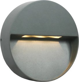LED Απλίκα Εξωτερικού Χώρου Solo 15cm IP65 9W 3000K Ανθρακί