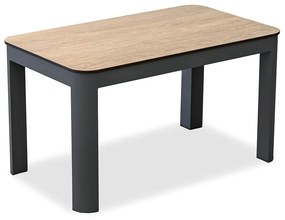 Λύττος Χαμηλό Τραπέζι-90x50x41Η-μαυρο-vio908