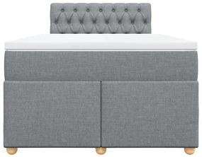 ΚΡΕΒΑΤΙ BOXSPRING ΜΕ ΣΤΡΩΜΑ ΑΝΟΙΧΤΟ ΓΚΡΙ 120X190 ΕΚ. ΥΦΑΣΜΑΤΙΝΟ 3286626