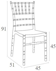 CHIAVARI GLOSSY WHITE(Σ4)KAPEKΛA