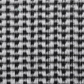 Χαλί Εξωτερικού Χώρου Μαύρο 140 x 200 εκ. από Πολυπροπυλένιο - Μαύρο