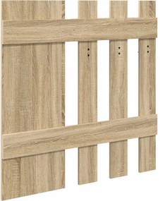 vidaXL Τοίχου Κρεμάστρα Δρύς Sonoma 100 x 10 x 100 εκ.