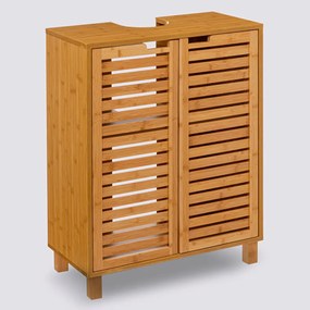 Ντουλάπι Νιπτήρα Μπάνιου (60x28x80) F-V Sicela Bamboo 160817