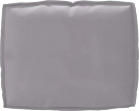 vidaXL Μαξιλάρι Γκρι 50 x 40 x 12 cm Ύφασμα Όξφορντ