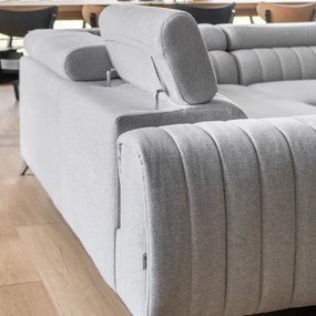 Γωνιακός καναπές Lola-Δεξιά-Γκρι