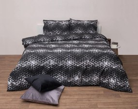 Σετ Σεντόνια Υπέρδιπλα με Λάστιχο 160x200+25 Κάρτερ Ανθρακί Viopros