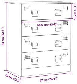 ΜΠΟΥΦΕΣ ΛΕΥΚΟΣ 67X39X83 ΕΚ. ΑΠΟ ΑΤΣΑΛΙ 841684