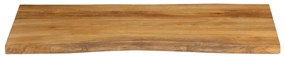 vidaXL Επιφάνεια Τραπεζιού 120x60x3,8 εκ. Live Edge Μασίφ Ξύλο Μάνγκο
