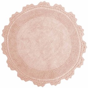 Πατάκι Μπάνιου (Φ60) Anna Riska Lace Blush Pink