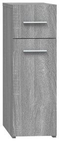 vidaXL Συρταριέρα Γενικής Χρήσης Γκρι Sonoma 20x45,5x60 εκ. Επεξ. Ξύλο