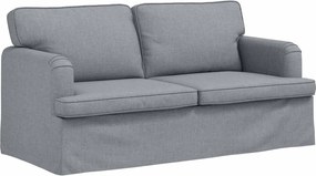 vidaXL Καναπές 2 pcs Ανοιχτό γκρι