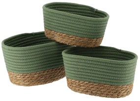 Καλάθια Αποθήκευσης (Σετ 3τμχ) T-D Rectangular Khaki 84164149