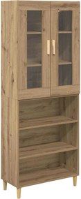 vidaXL Highboard Artisan Oak 69,5 x 34 x 180 εκ.