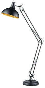 Φωτιστικό Δαπέδου Salvador R46061032 1xE27 60W 38x180cm Black Mat RL Lighting Metal